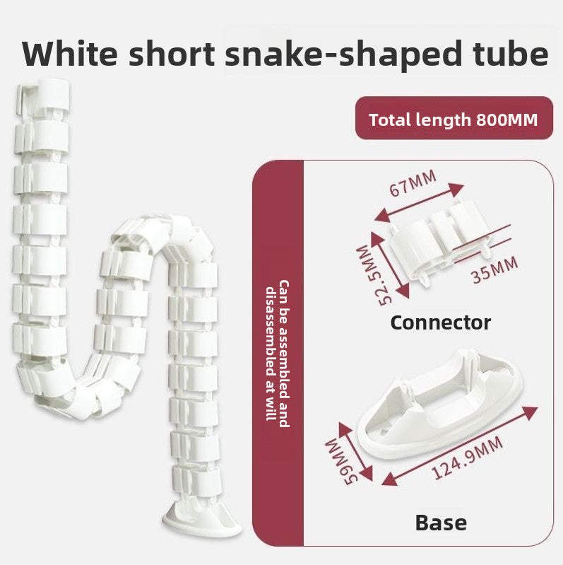 Adjustable Desk Cable Organizer Tube amah.sa