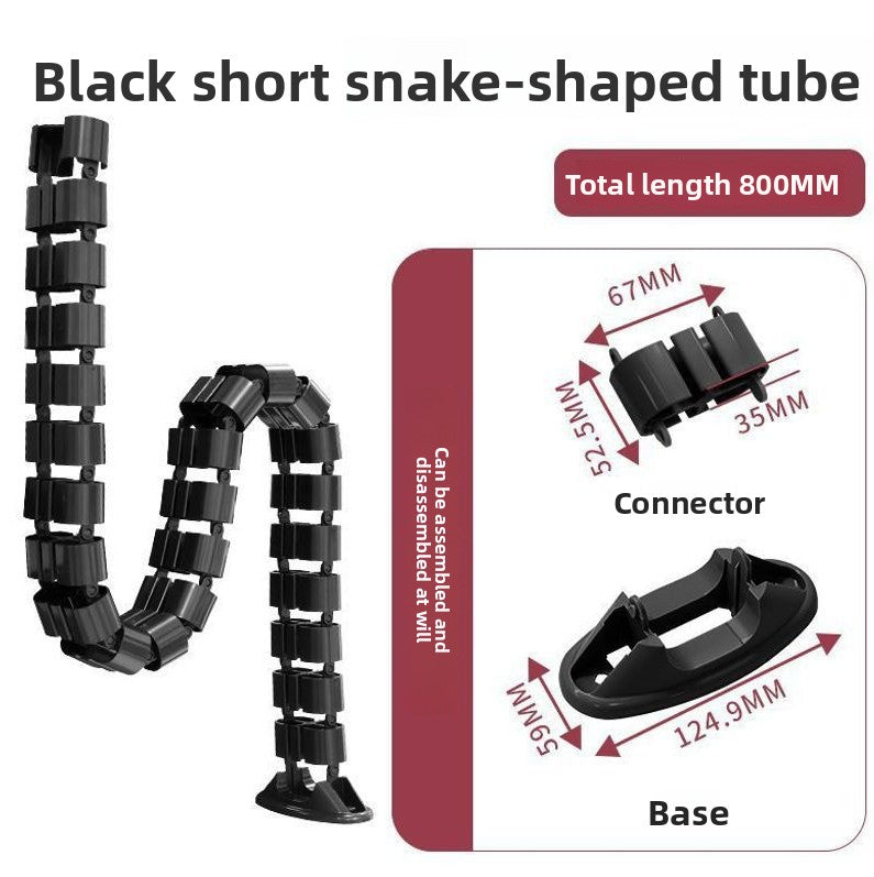 Adjustable Desk Cable Organizer Tube amah.sa