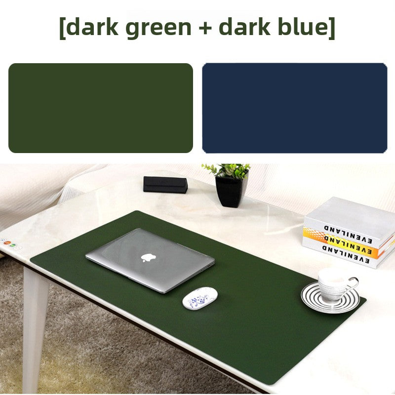 Large-sized mouse pad leather desk mat amah.sa