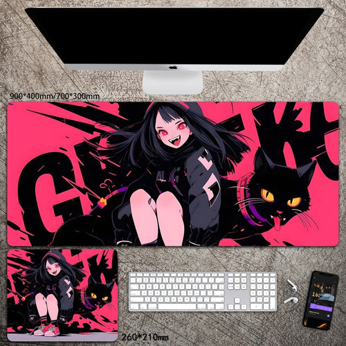 Cartoon Animation Mouse Pad Diatom Mud Desk Mat Stain-Resistant Wear-Resistant Non-Slip Protective Mat Study Desk Mat amah.sa