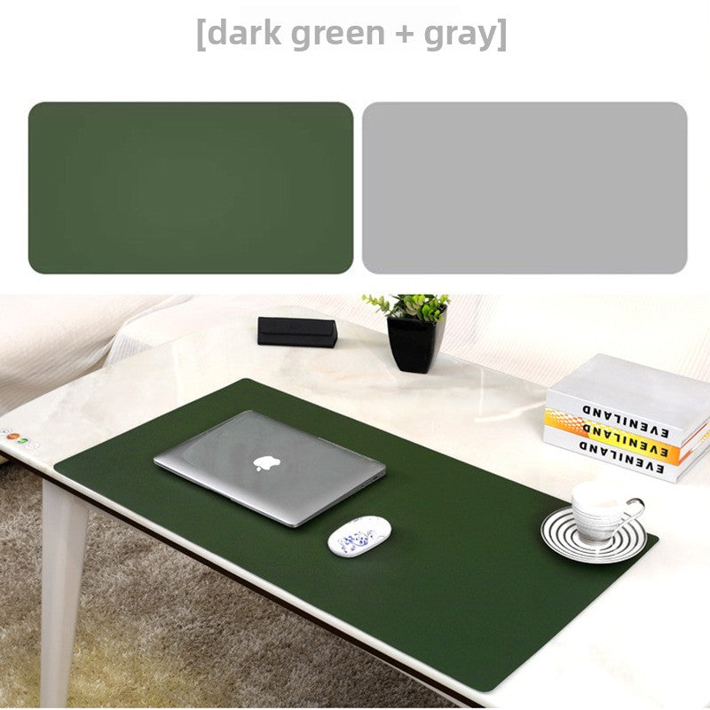 Large-sized mouse pad leather desk mat amah.sa