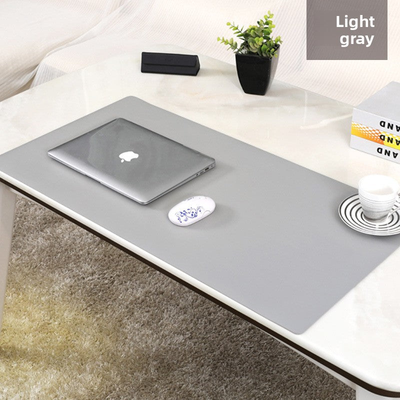 Large-sized mouse pad leather desk mat amah.sa