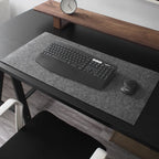 Extra Large XXL Gaming Mouse Pad - Premium Non-Slip Wool Felt Desk Mat for Ultimate Computer, Keyboard, and Laptop Performance