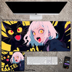 Cartoon Animation Mouse Pad Diatom Mud Desk Mat Stain-Resistant Wear-Resistant Non-Slip Protective Mat Study Desk Mat amah.sa