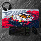 Racing car-themed gaming mouse pad amah.sa