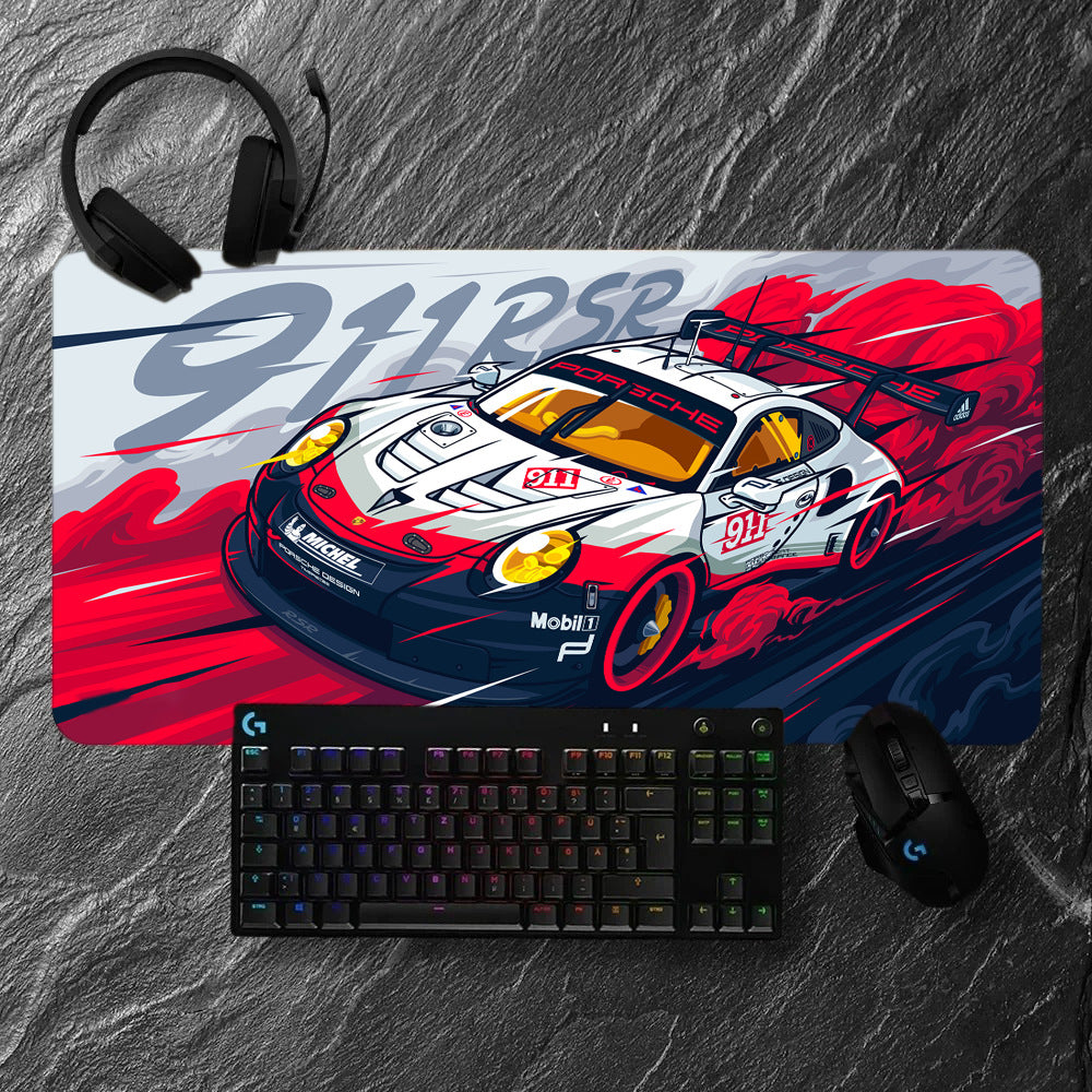 Racing car-themed gaming mouse pad amah.sa