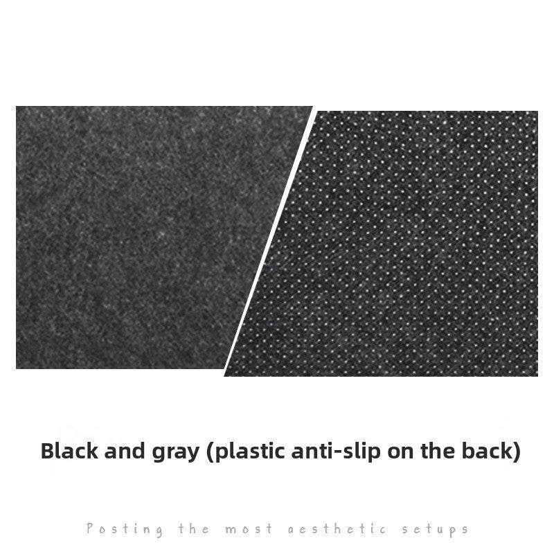 Extra Large Felt Desk Mat Mouse Pad Non-Slip Gaming Table Mat amah.sa