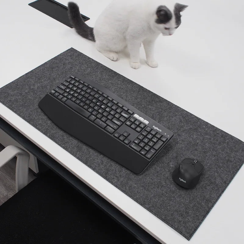 Extra Large XXL Gaming Mouse Pad - Premium Non-Slip Wool Felt Desk Mat for Ultimate Computer, Keyboard, and Laptop Performance