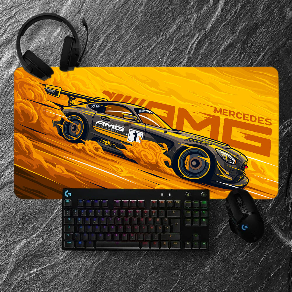 Racing car-themed gaming mouse pad amah.sa