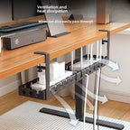 Under Desk Cable Management Rack Retractable Organizer amah.sa