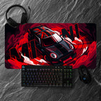 Racing car-themed gaming mouse pad amah.sa