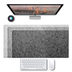 Extra Large XXL Gaming Mouse Pad - Premium Non-Slip Wool Felt Desk Mat for Ultimate Computer, Keyboard, and Laptop Performance