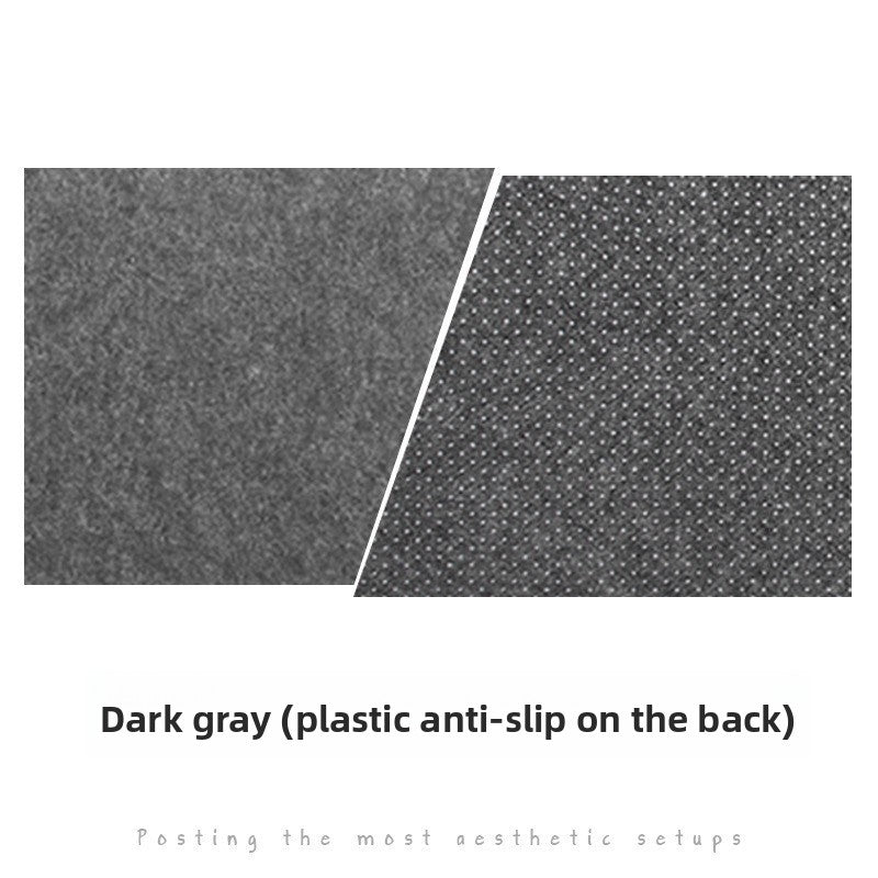Extra Large Felt Desk Mat Mouse Pad Non-Slip Gaming Table Mat amah.sa