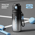 Insulated Spray Water Bottle 630ml for Children Students Sports Straw Cup MouZYuan