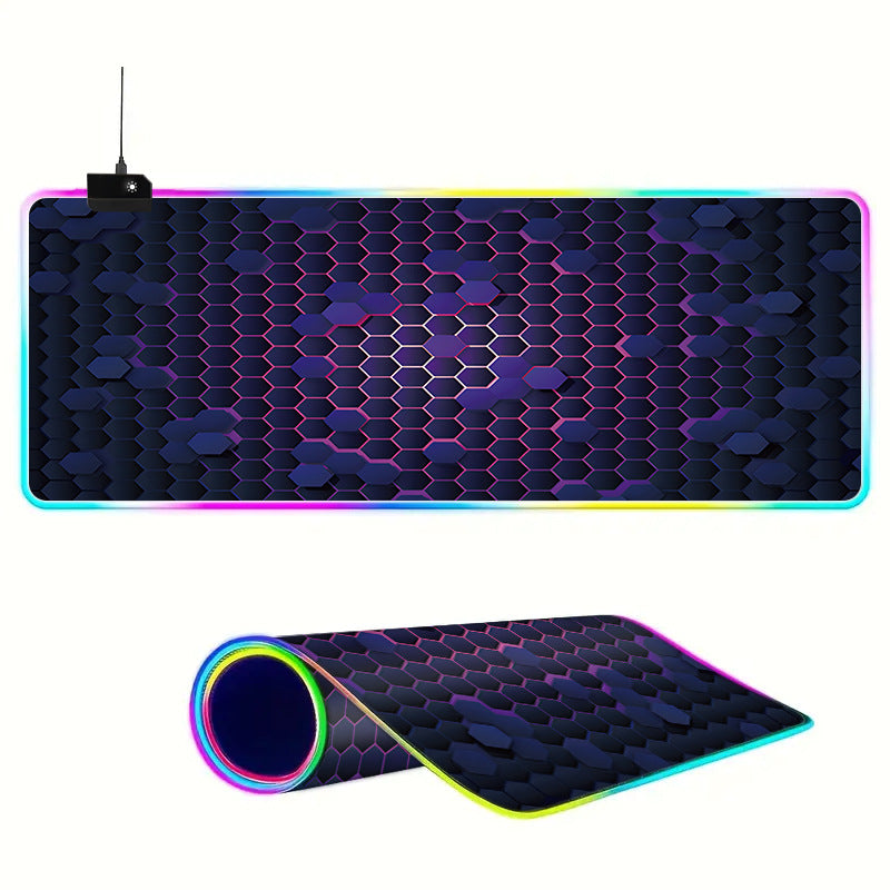 Colorful Led Super Large Luminous Mouse Pad amah.sa