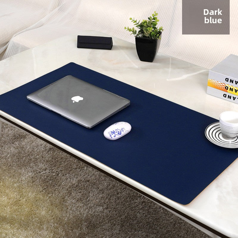 Large-sized mouse pad leather desk mat amah.sa