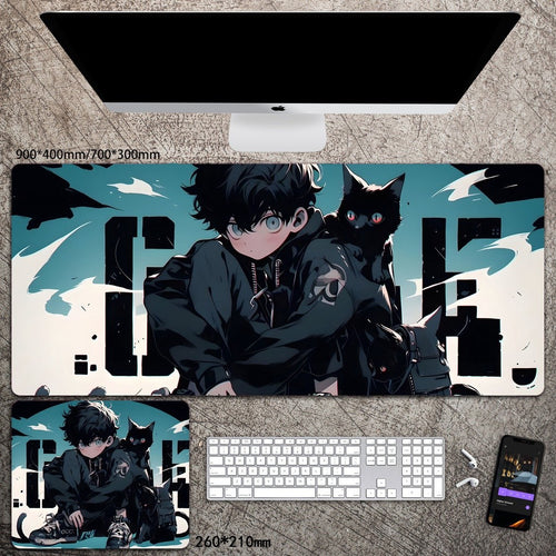 Cartoon Animation Mouse Pad Diatom Mud Desk Mat Stain-Resistant Wear-Resistant Non-Slip Protective Mat Study Desk Mat amah.sa