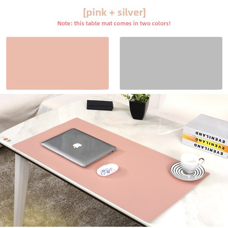 Large-sized mouse pad leather desk mat amah.sa