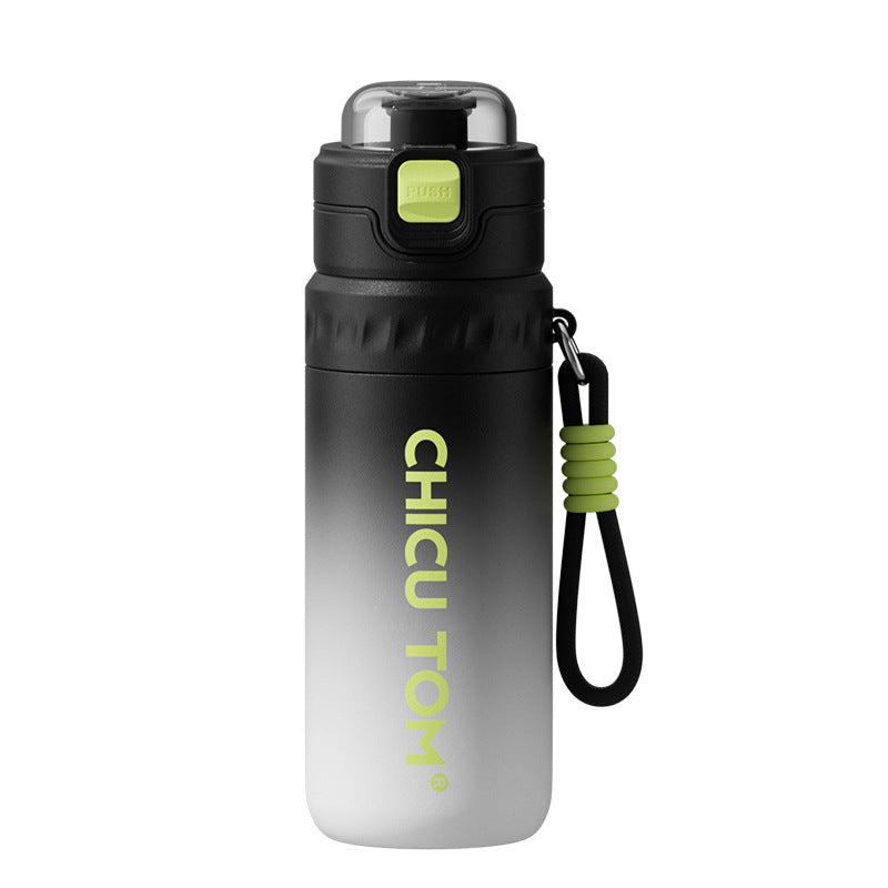 Insulated Spray Water Bottle 630ml for Children Students Sports Straw Cup MouZYuan