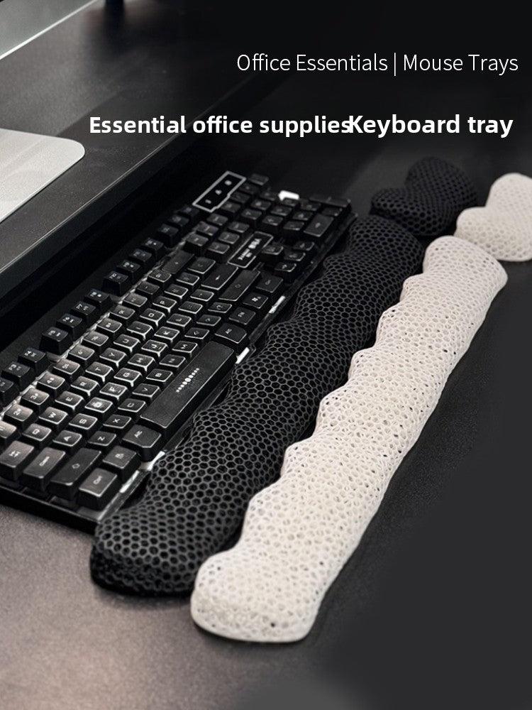 3D Printed Keyboard Wrist Rest and Mouse Pad amah.sa