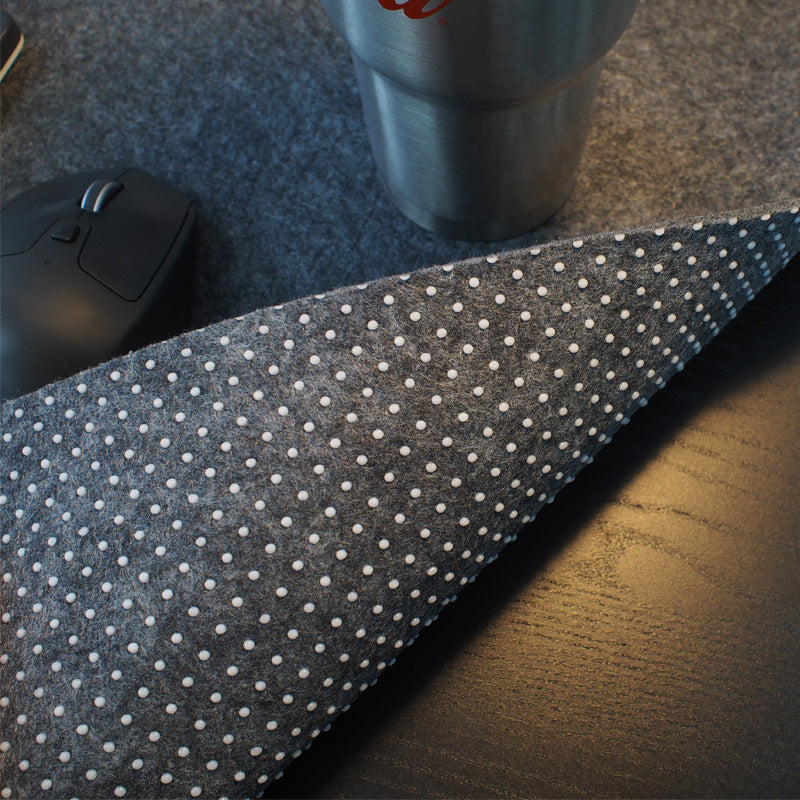Extra Large Felt Desk Mat Mouse Pad Non-Slip Gaming Table Mat amah.sa