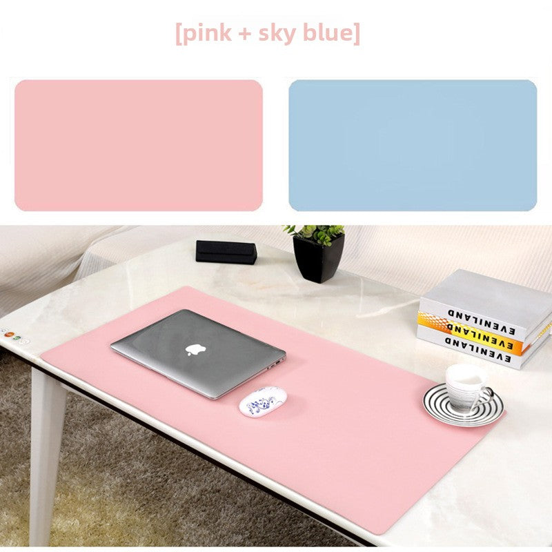 Large-sized mouse pad leather desk mat amah.sa