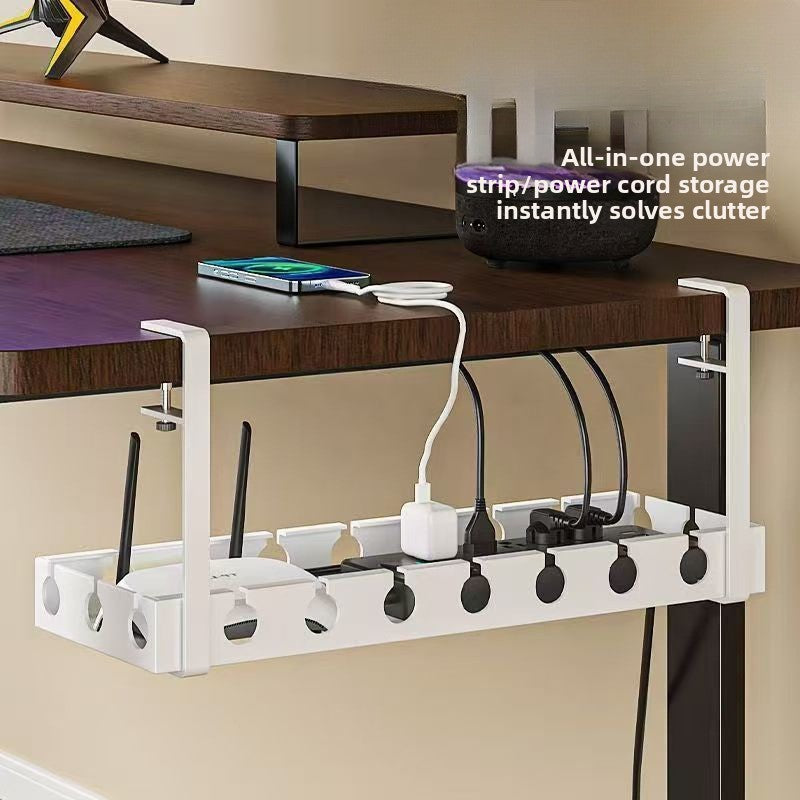 Under Desk Cable Management Rack Retractable Organizer amah.sa