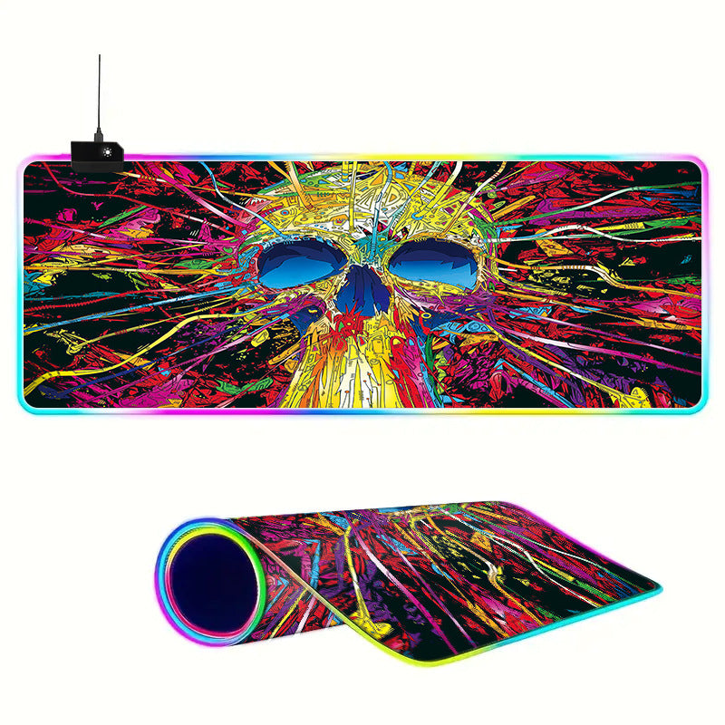 Colorful Led Super Large Luminous Mouse Pad amah.sa