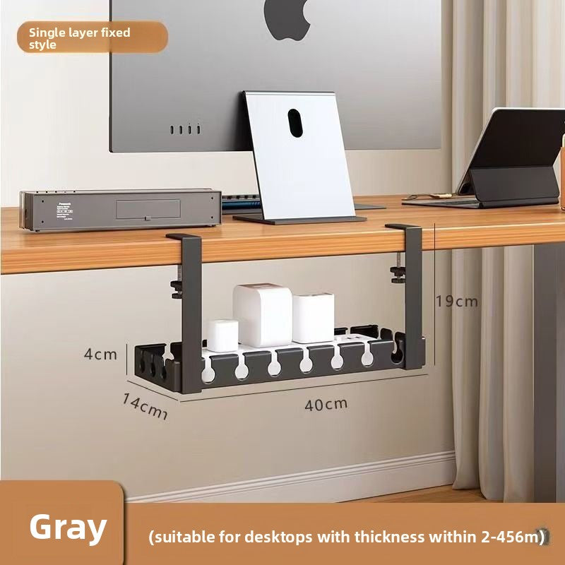 Under Desk Cable Management Rack Retractable Organizer amah.sa