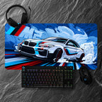 Racing car-themed gaming mouse pad amah.sa