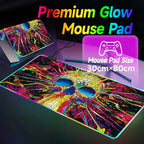 Colorful Led Super Large Luminous Mouse Pad amah.sa