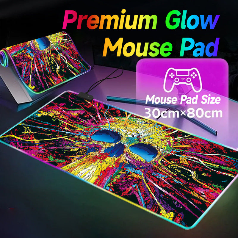 Colorful Led Super Large Luminous Mouse Pad amah.sa