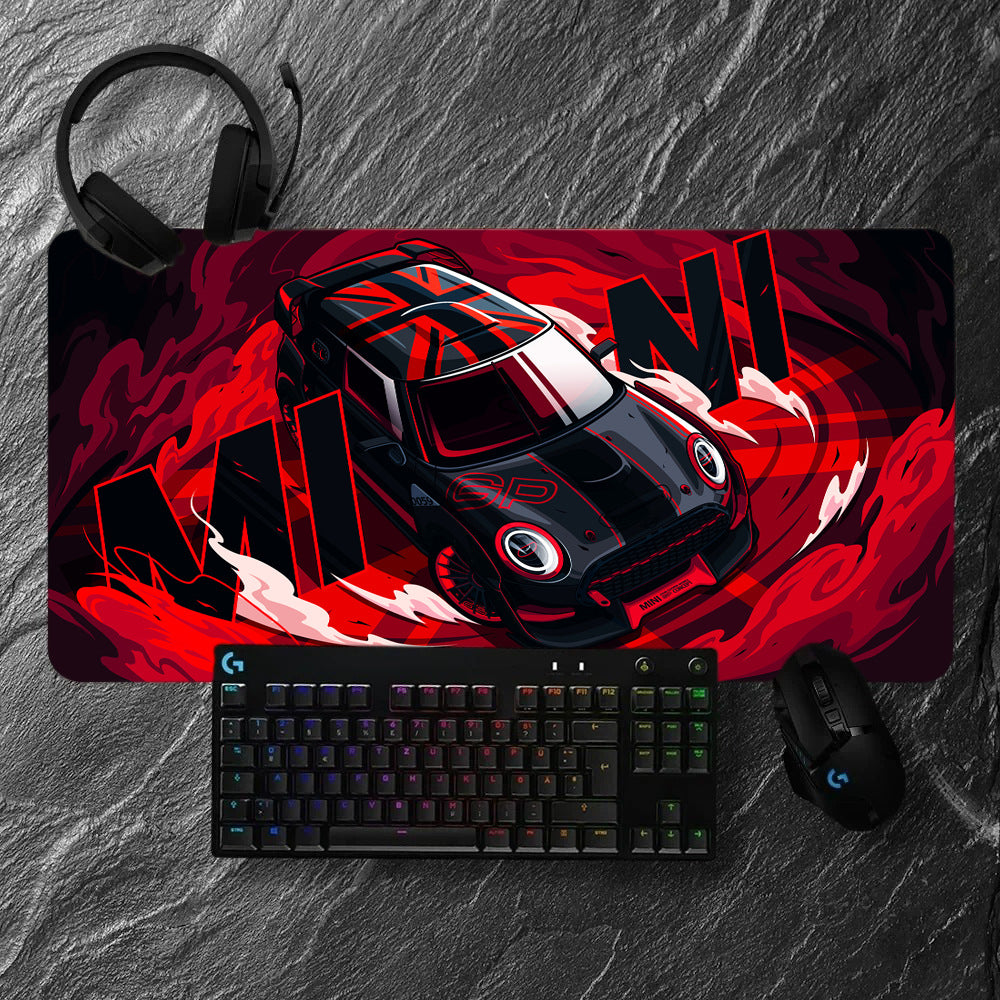 Racing car-themed gaming mouse pad amah.sa