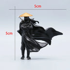 Swordsman Statue Car Dashboard Decoration Chinese Style Retro Swordsman Mininature Figurine Statue Office Home Desk Ornaments