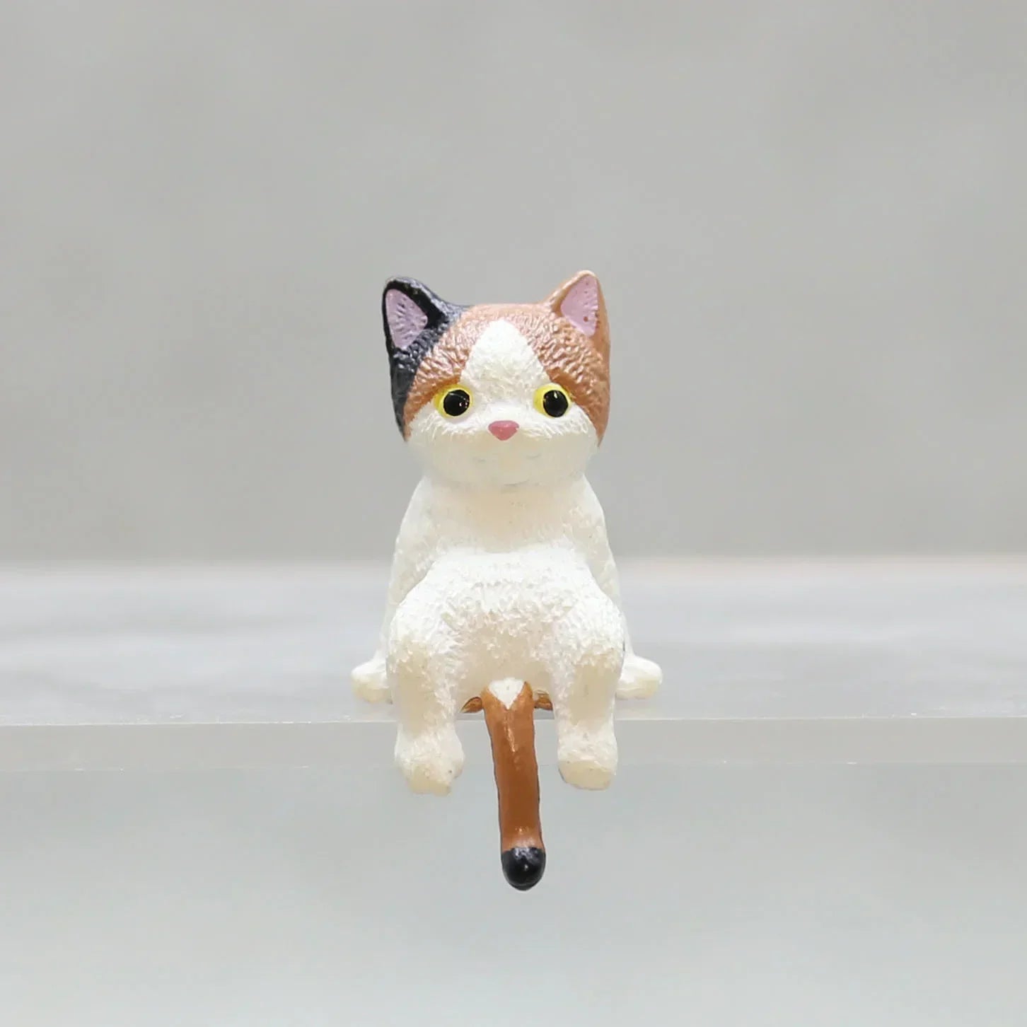 Home DIY Decoration Cute Desktop Gifts Cartoon Simulation Edge Hang Cat Car Center Console Ornaments Decoration Car Accessories