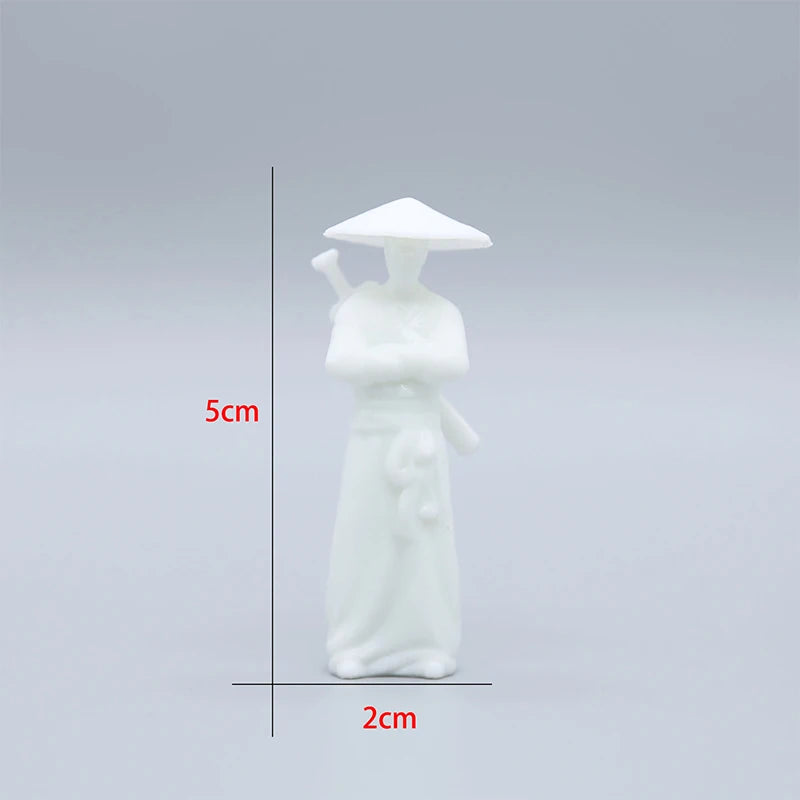 Swordsman Statue Car Dashboard Decoration Chinese Style Retro Swordsman Mininature Figurine Statue Office Home Desk Ornaments