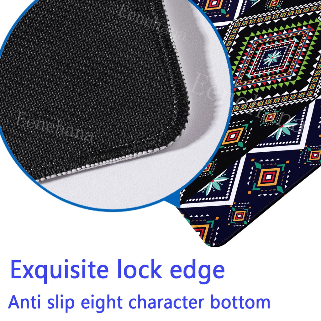 Mouse Pad - Premium Traditional Pattern Desk Mat (5 Designs)
