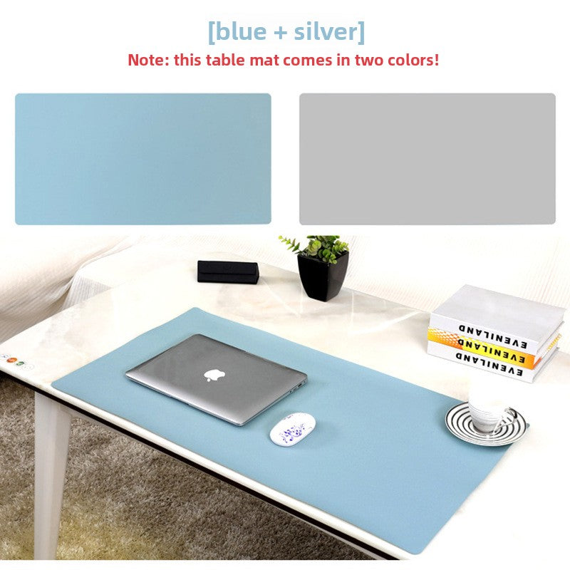 Large-sized mouse pad leather desk mat amah.sa