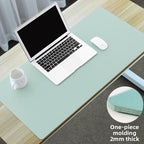 Large-sized mouse pad leather desk mat amah.sa