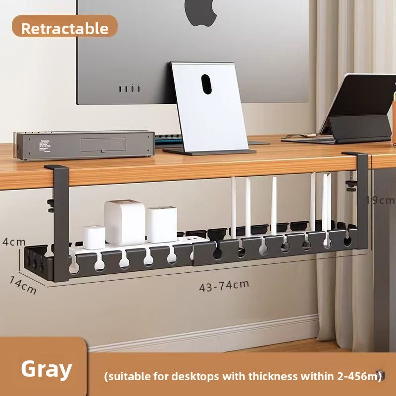 Under Desk Cable Management Rack Retractable Organizer amah.sa