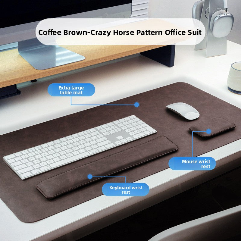 Office Desk Set Mouse Pad and Wrist Rests amah.sa