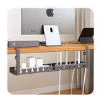 Under Desk Cable Management Rack Retractable Organizer amah.sa