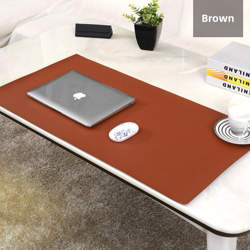 Large-sized mouse pad leather desk mat amah.sa