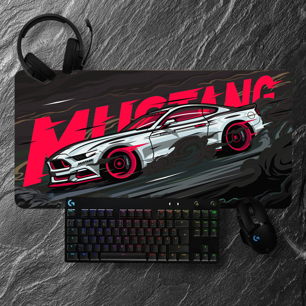 Racing car-themed gaming mouse pad amah.sa