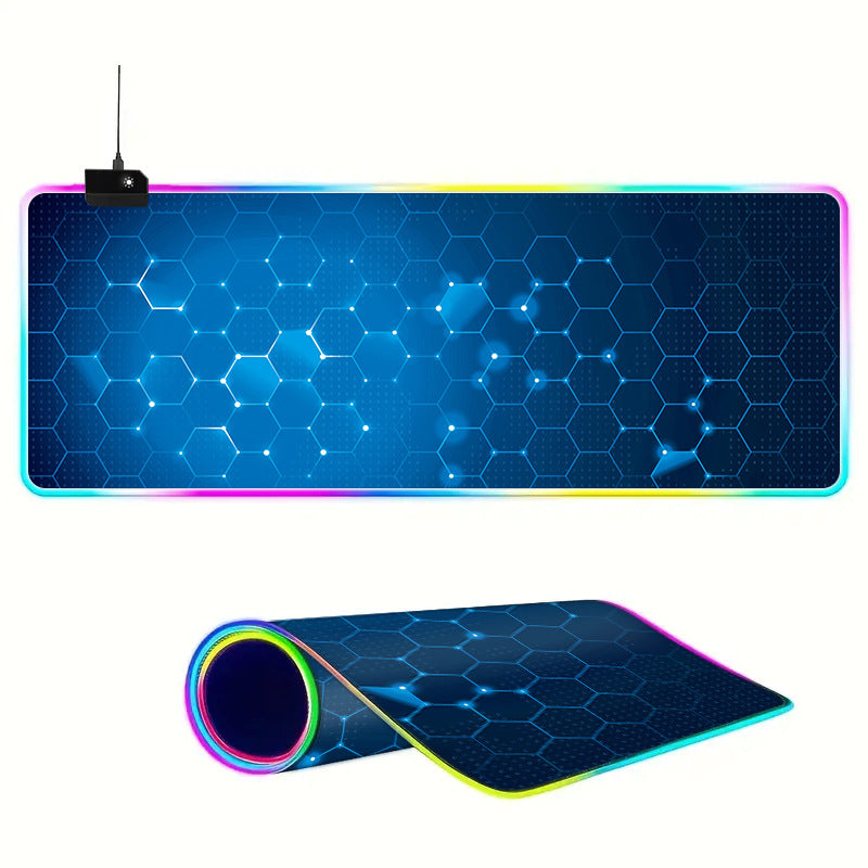 Colorful Led Super Large Luminous Mouse Pad amah.sa