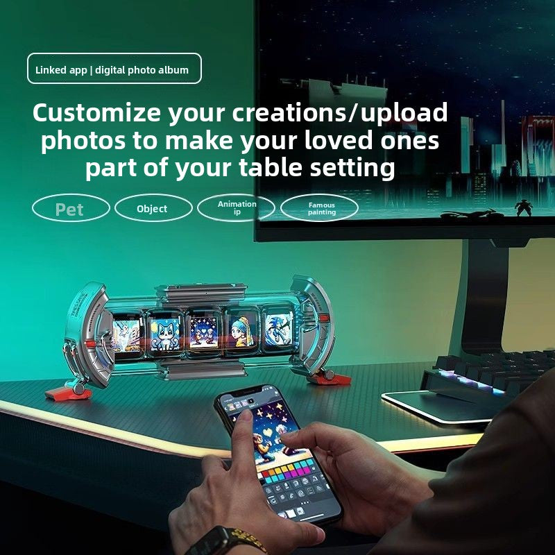 Divoom Time Gate RGB Desktop Decoration amah.sa