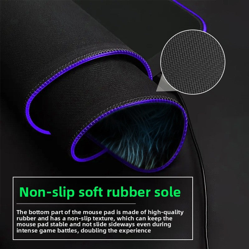Colorful Led Super Large Luminous Mouse Pad amah.sa