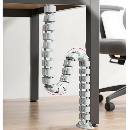 Adjustable Desk Cable Organizer Tube amah.sa