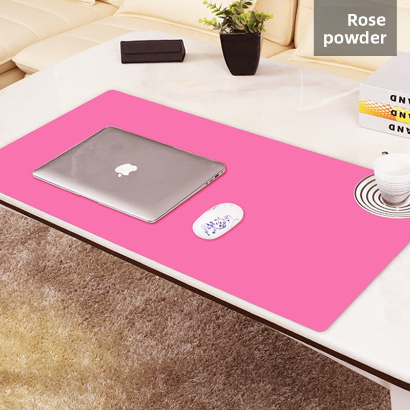 Large-sized mouse pad leather desk mat amah.sa