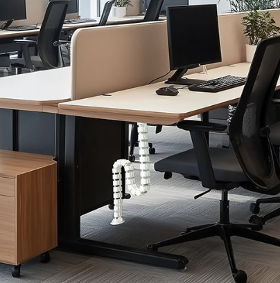 Adjustable Desk Cable Organizer Tube amah.sa
